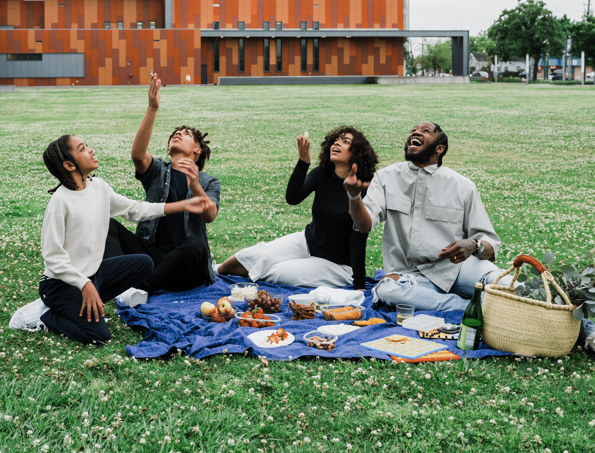 Britt Hawthorne and her family at Emancipation Park in Texas. Learn how to celebrate Juneteenth. Photo by Bethany Brewster.
