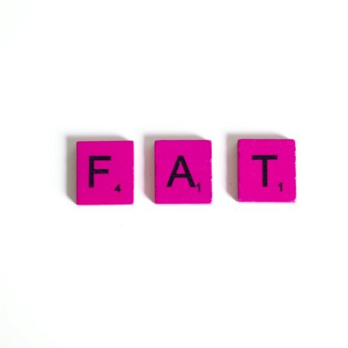 Scrabble letters for F, A, and T. Anti-fatness is racist. Here’s how to start unpacking it.