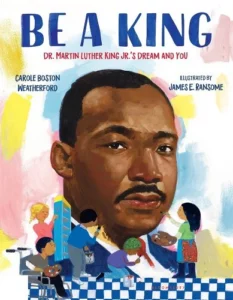 The #14 book recommendation for kids about Martin Luther King Jr., recommended by Britt Hawthorne.